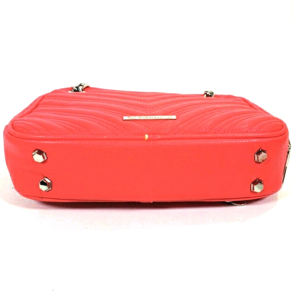 BCBG Eneration Red Coral Shoulder Bag Chain Purse - Picture 2 of 11